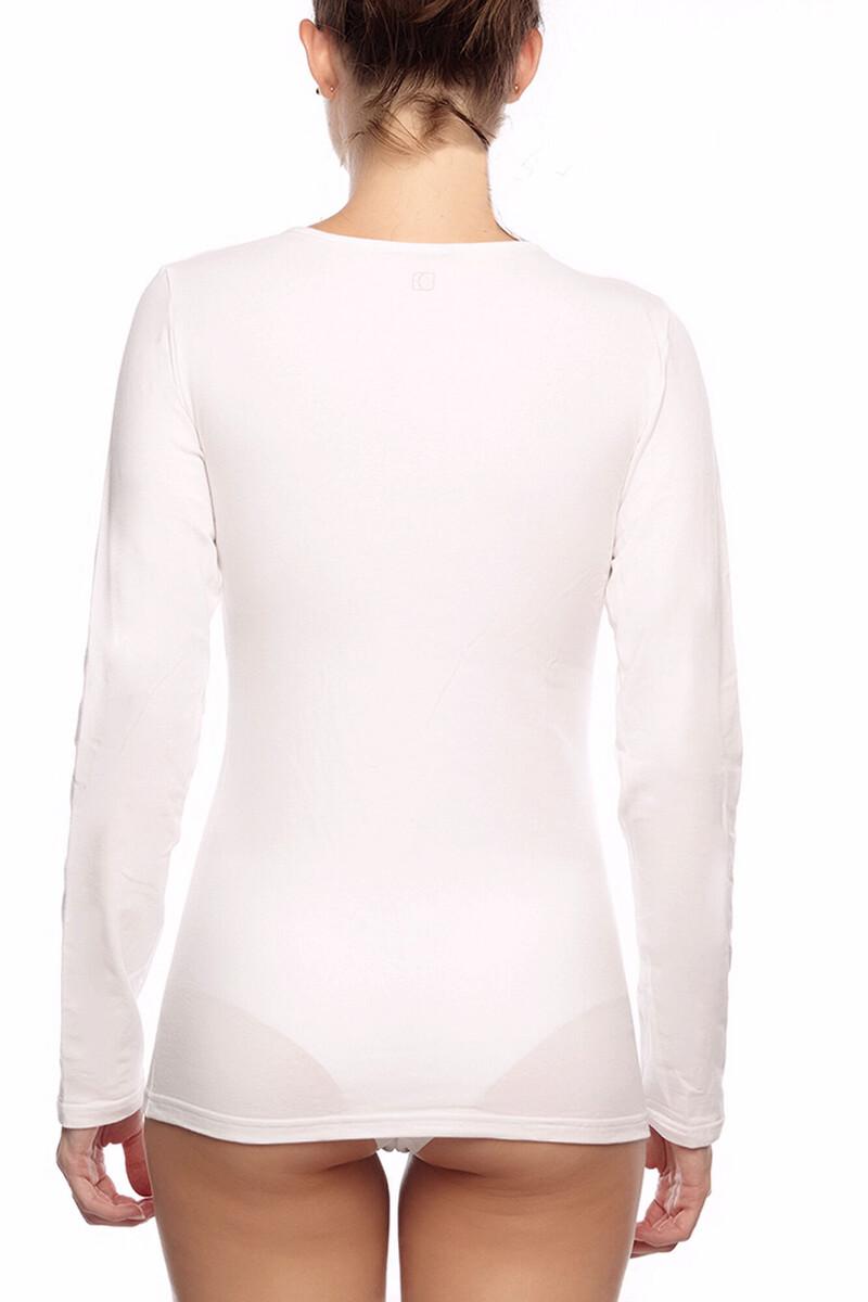 Women'secret Camiseta Termal De Mujer Cuello Pico Manga Larga