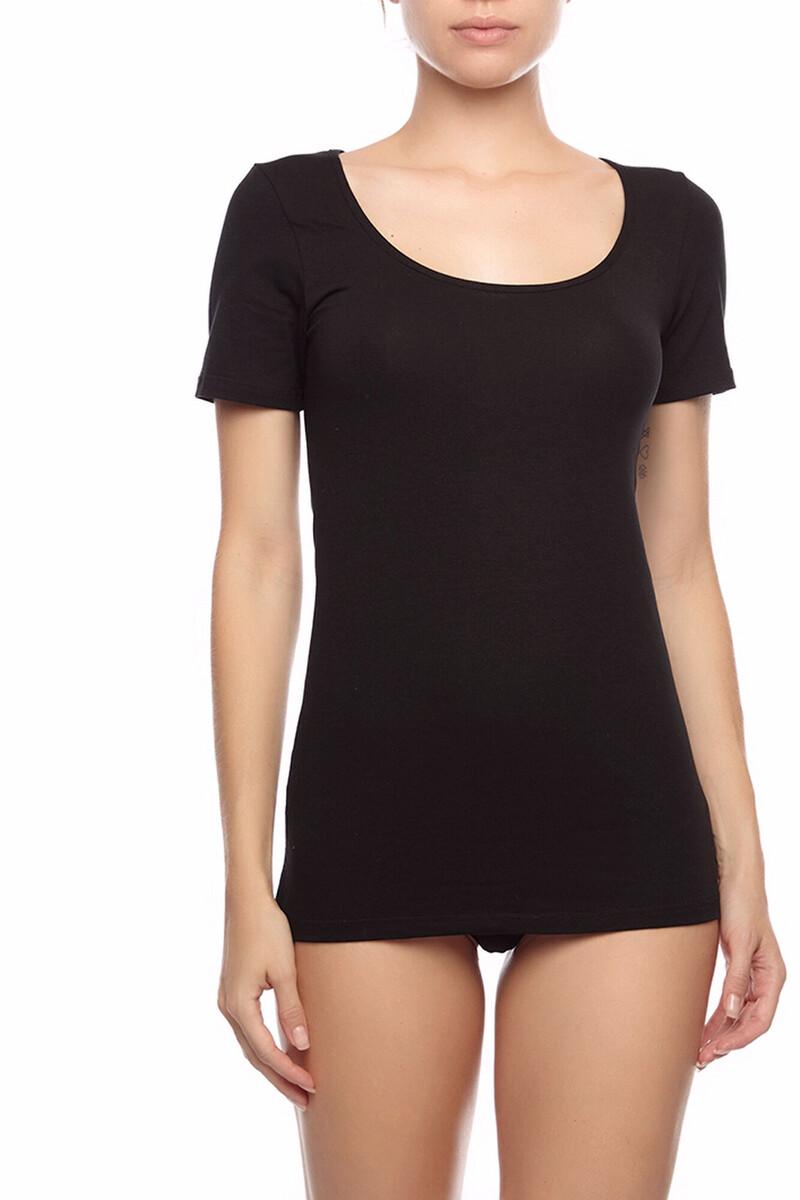women'secret Camiseta termal de mujer cuello redondo manga corta