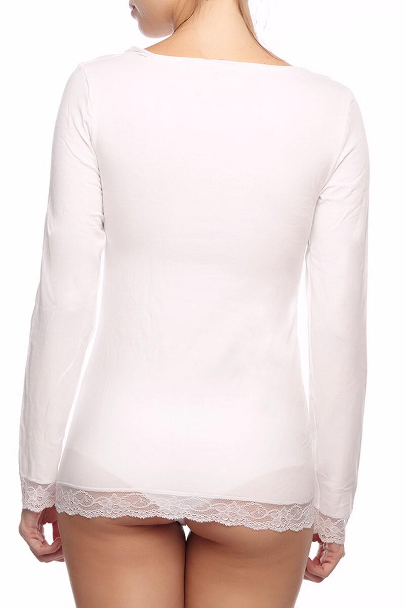 Women'secret Camiseta Termal De Mujer Cuello Redondo Manga Larga