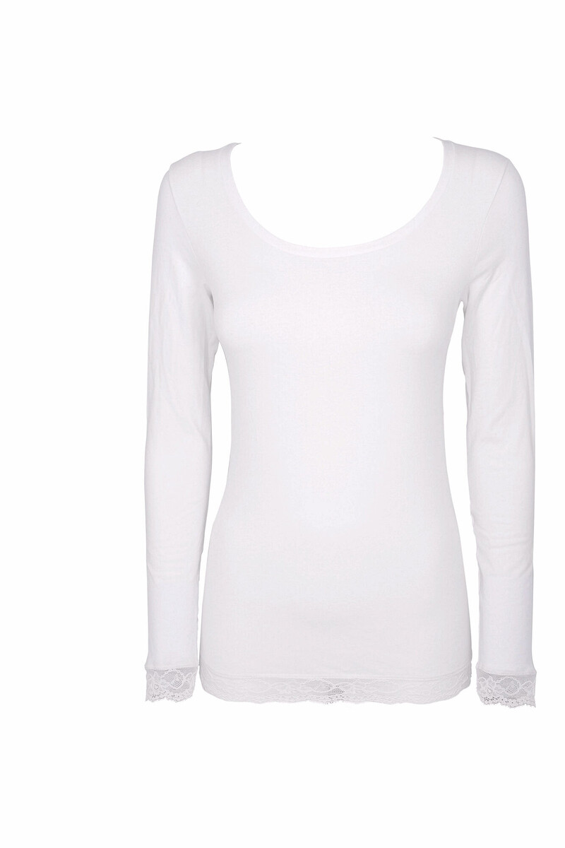 Women'secret Camiseta Termal De Mujer Cuello Redondo Manga Larga