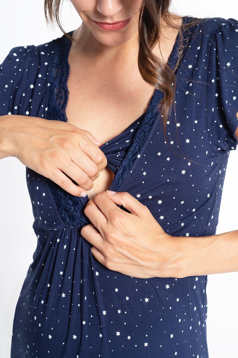 Women'secret Camisón Lactancia Manga Corta Estrellas