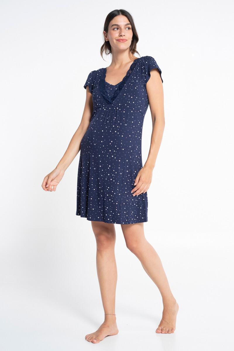 women'secret Camisón lactancia manga corta estrellas