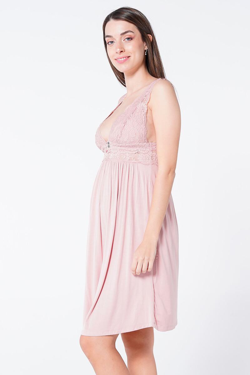 Women'secret Camisón Lencero De Lactancia Con Encaje