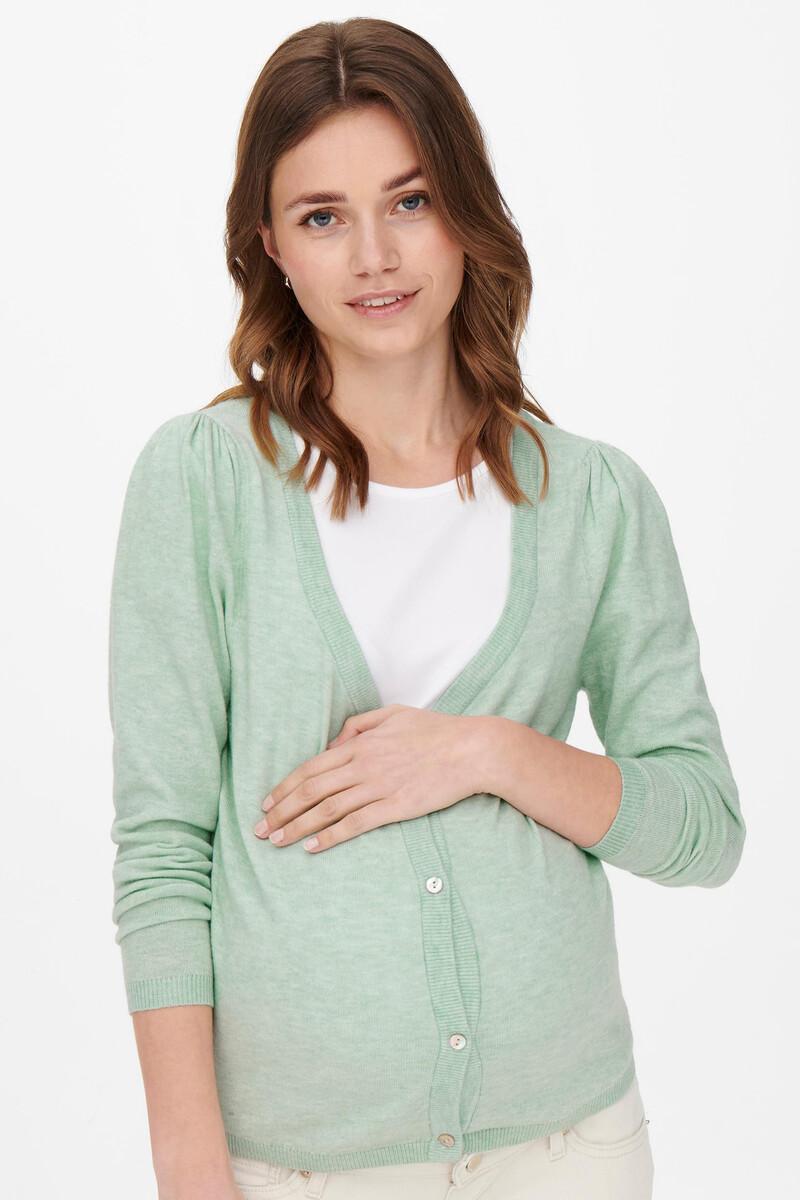 Women'secret Chaqueta De Punto Premamá Color Verde Claro