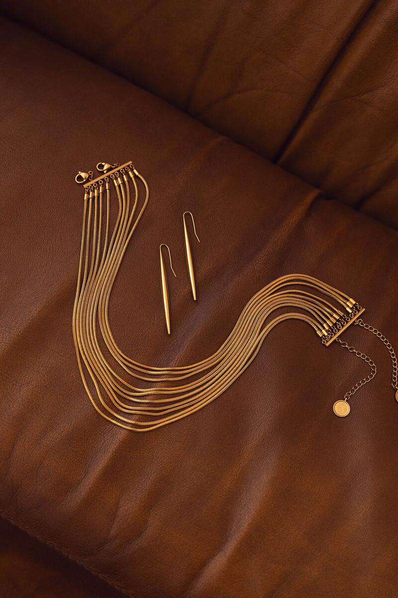 Women'secret Choker Cleopatra Premium Acero Baño Oro