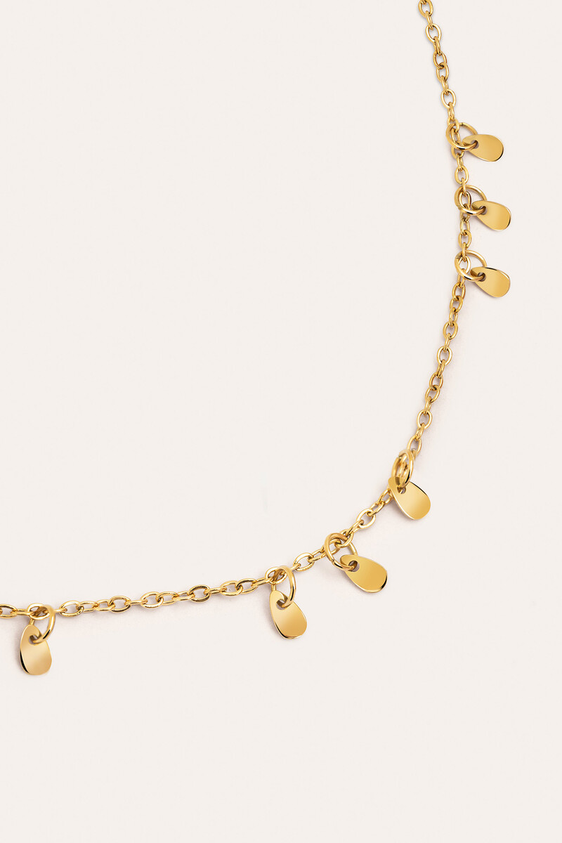 Women'secret Collar Mini Gota Charms Acero Baño Oro
