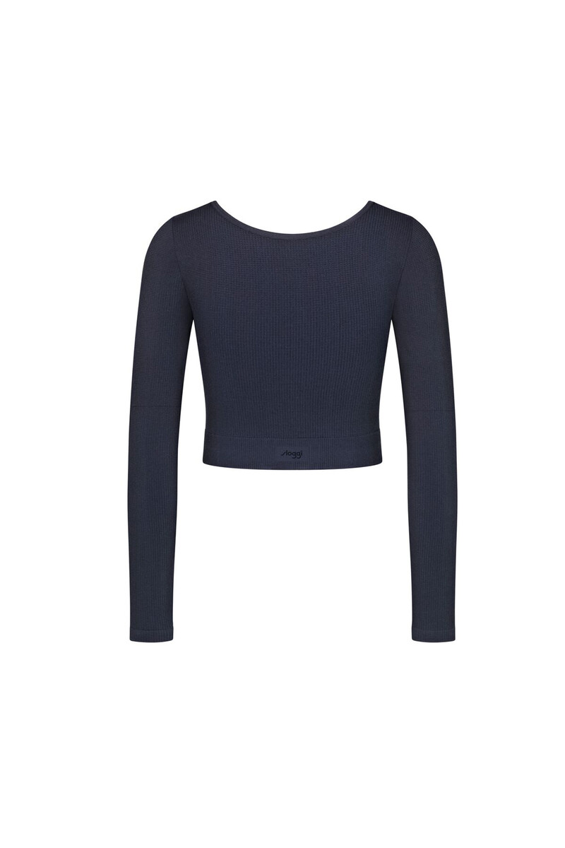 Women'secret Crop Top Manga Larga Sloggi EVER Infused Aloe