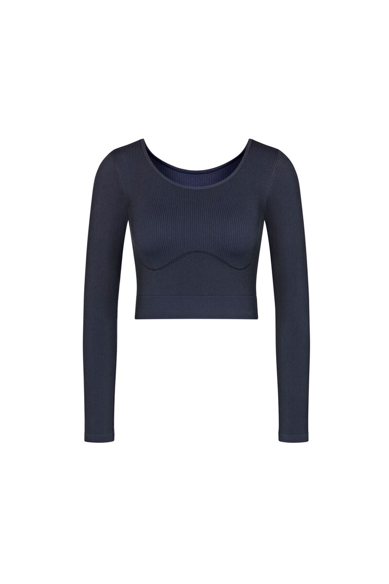 Women'secret Crop Top Manga Larga Sloggi EVER Infused Aloe
