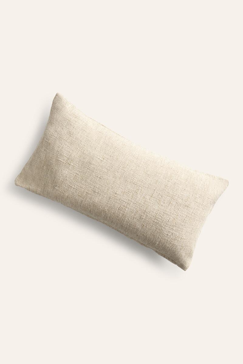 Women'secret Funda De Cojín De Lino Y Algodón Beige Arga