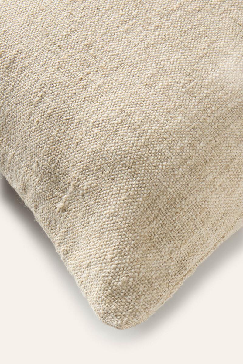 Women'secret Funda De Cojín De Lino Y Algodón Beige Arga