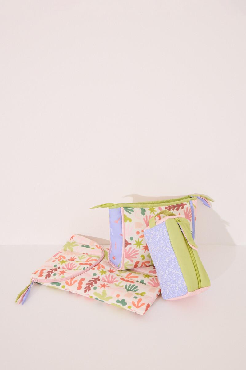 Women'secret Funda Ordenador Acolchado Hojas Multicolor