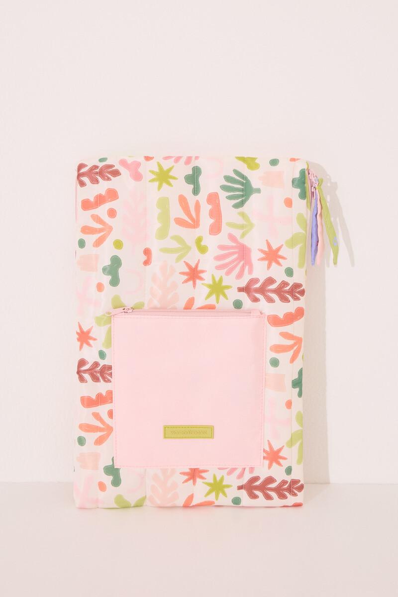 women'secret Funda ordenador acolchado hojas multicolor