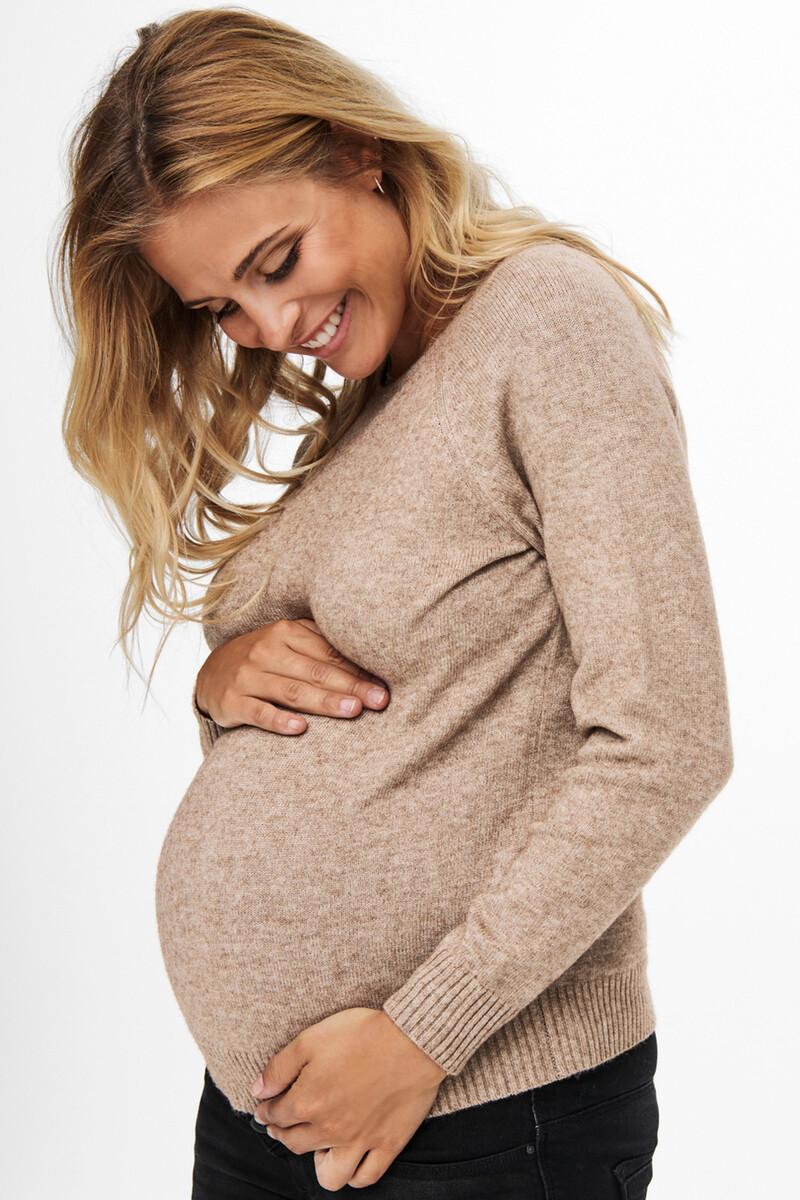 women'secret Jersey de punto premamá de cuello redondo