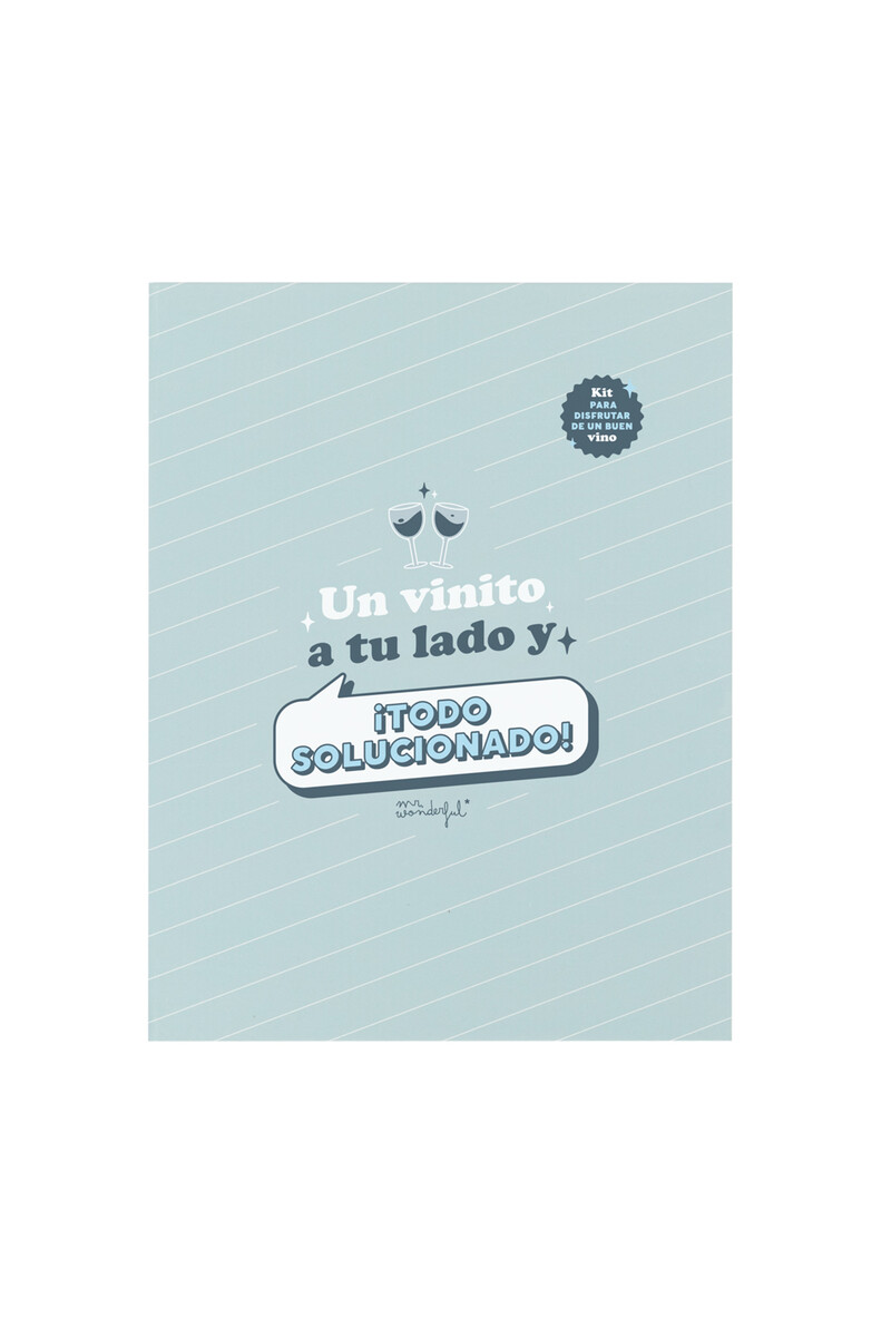 Women'secret Kit Para Vino - Un Vinito A Tu Lado Y ¡todo Solucionado