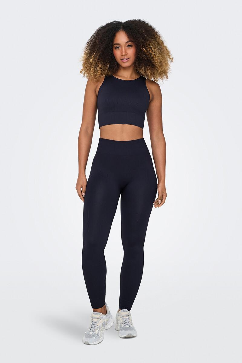 women'secret Leggings Seamless de cintura alta canalé