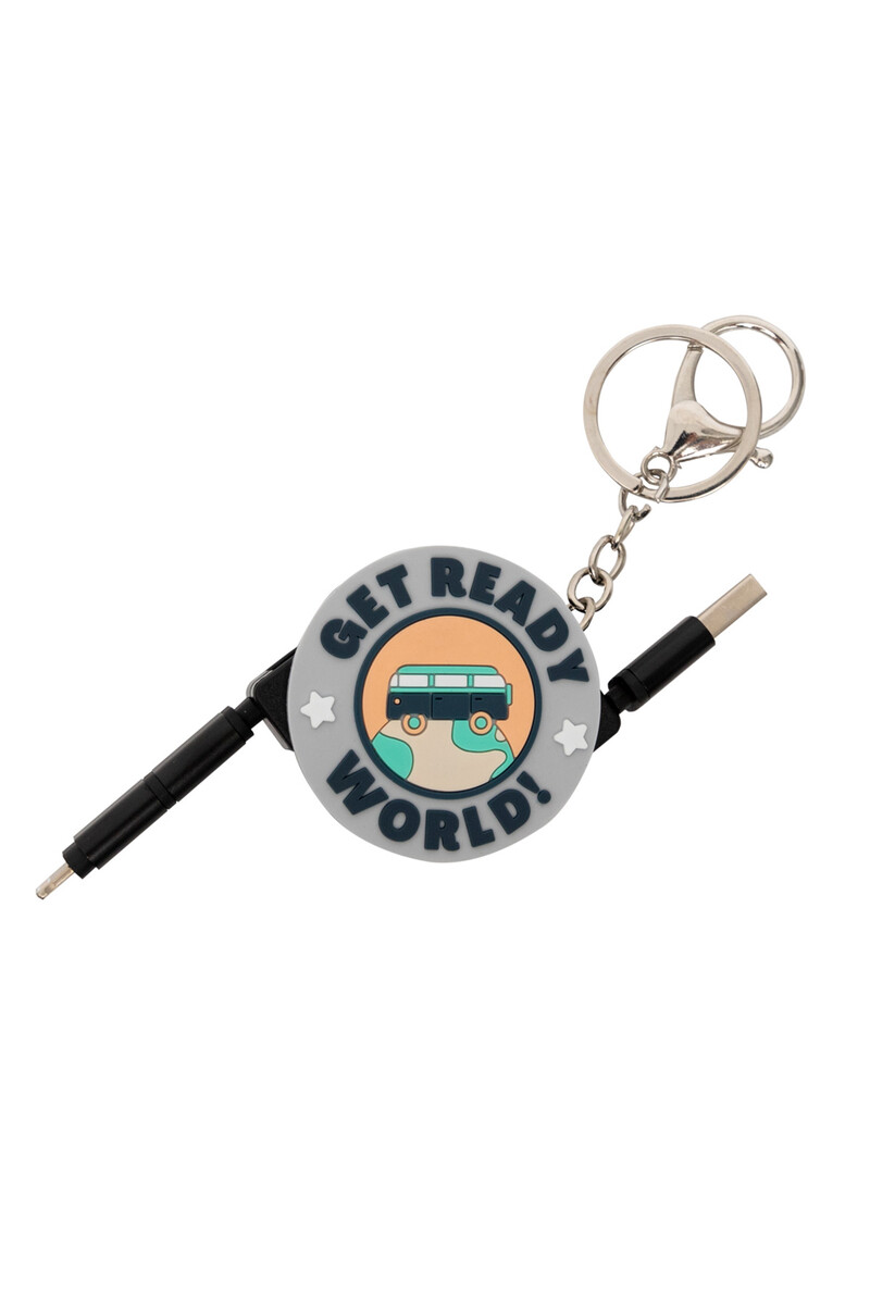 Women'secret Llavero Con Cable Para Cargar El Teléfono - Get Ready World