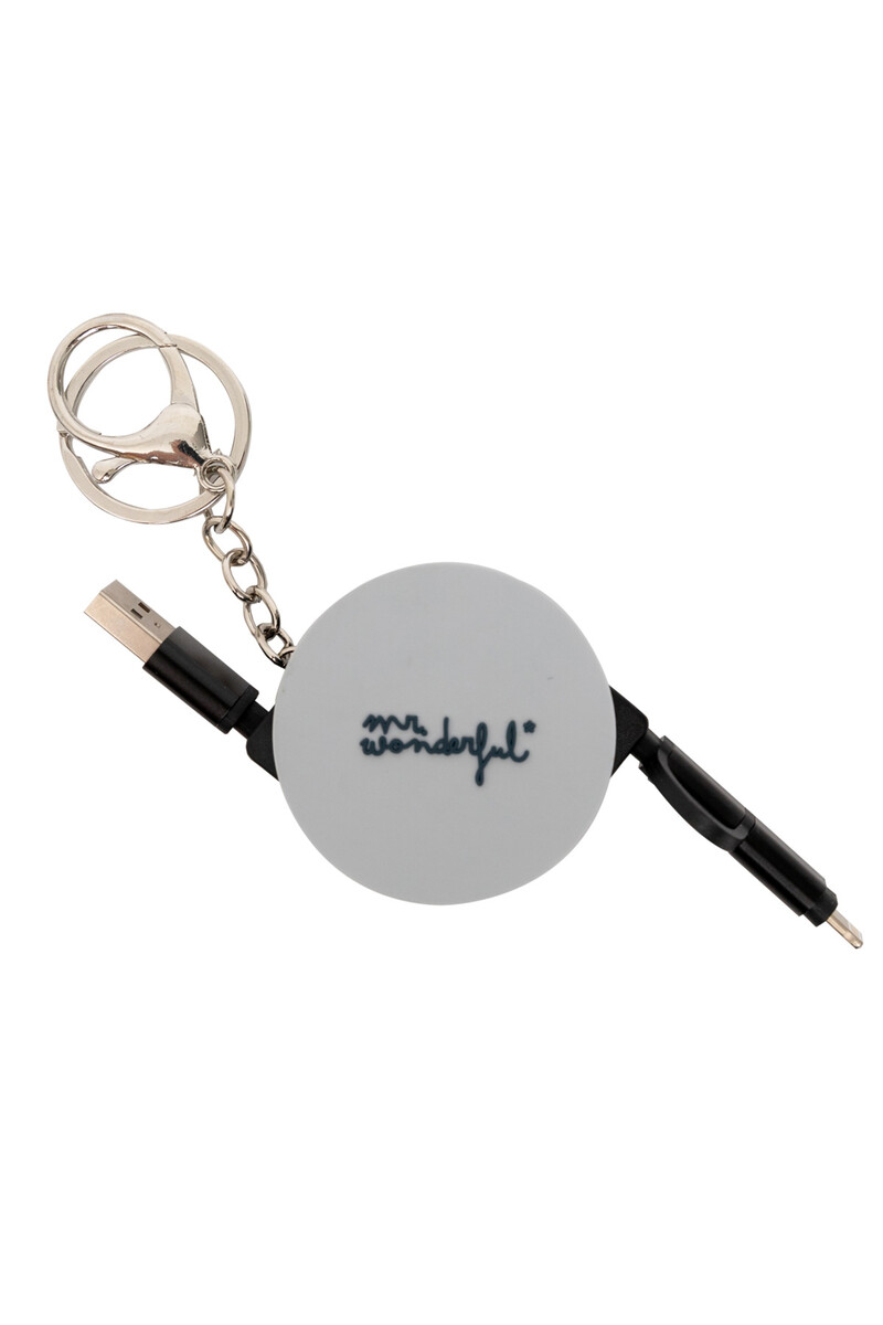 Women'secret Llavero Con Cable Para Cargar El Teléfono - Get Ready World