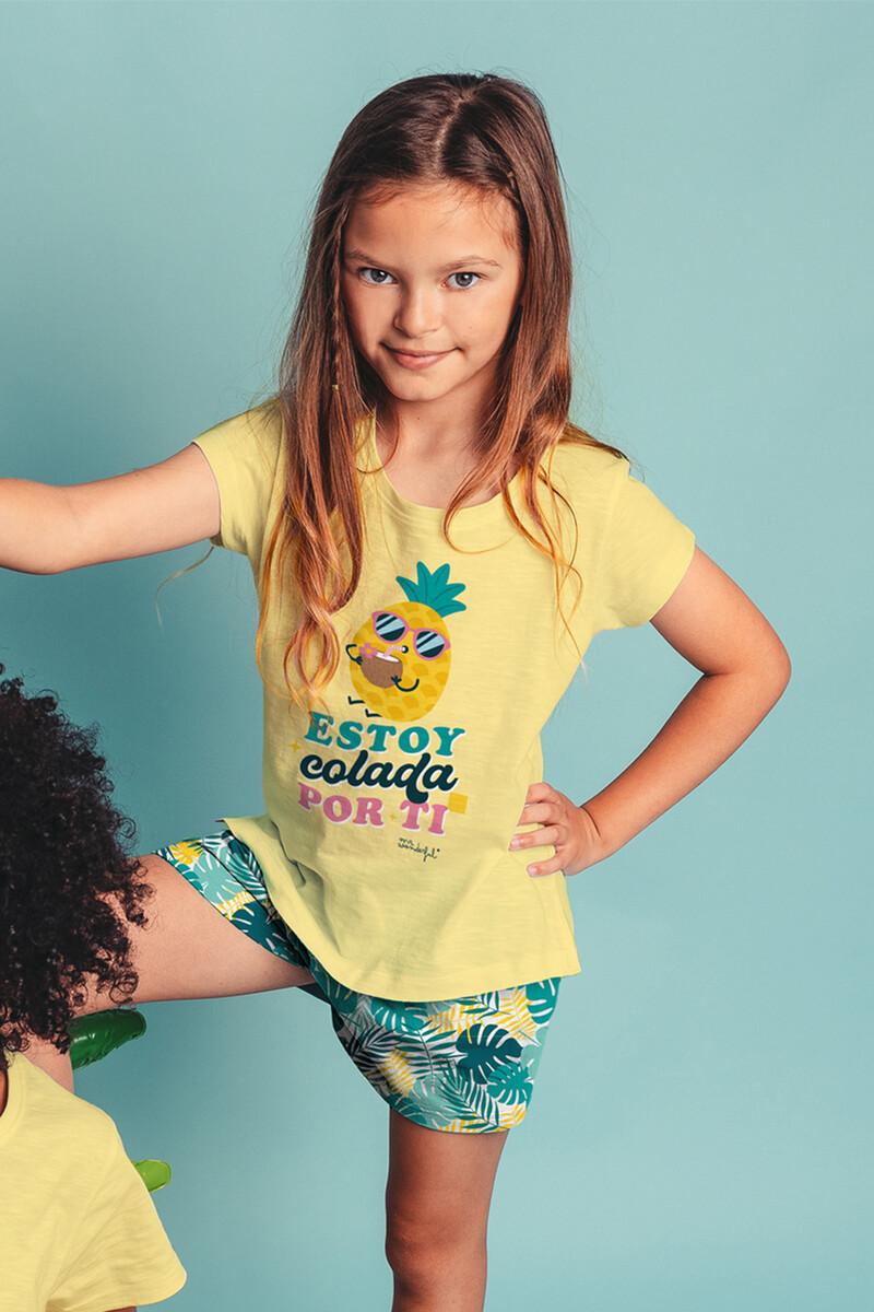 women'secret MR WONDERFUL Pijama Manga Corta Piña para Niña