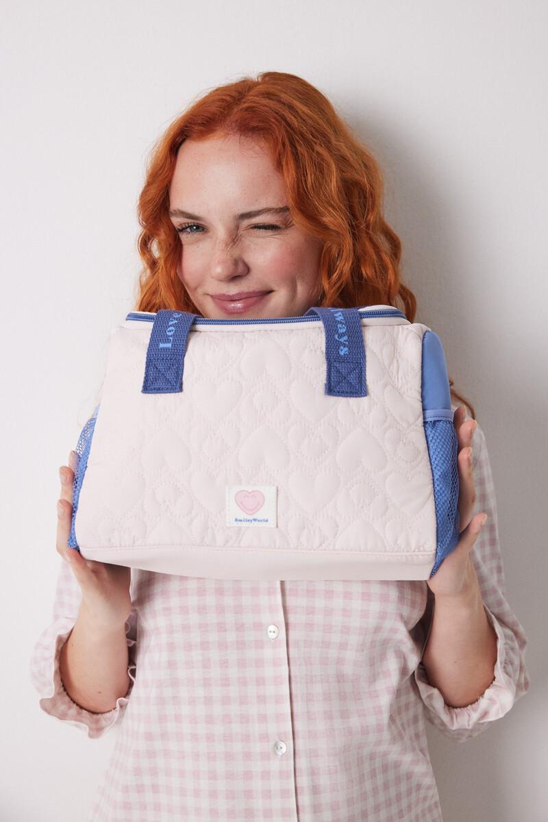 Women'secret Neceser Grande Acolchado Corazones Smiley