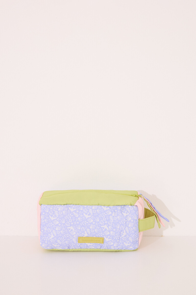 women'secret Neceser pequeño estuche hojas multicolor