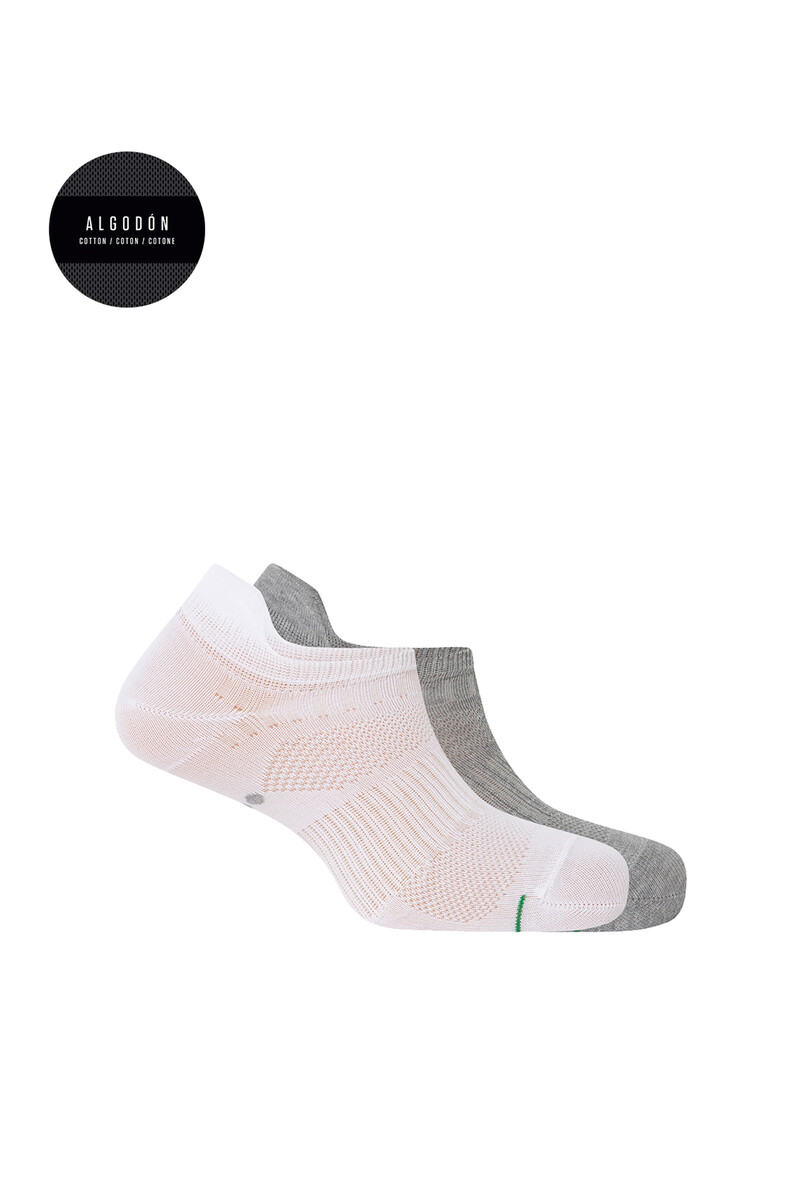 women'secret Pack 2 calcetines de algodón deportivos semilisos