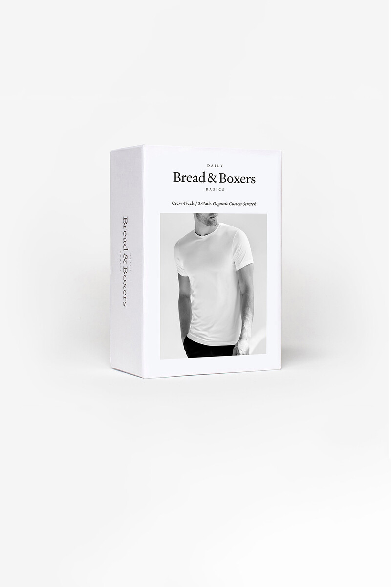 Women'secret Pack 2 Camisetas Elásticas Cuello Caja Algodón Orgánico Blancas