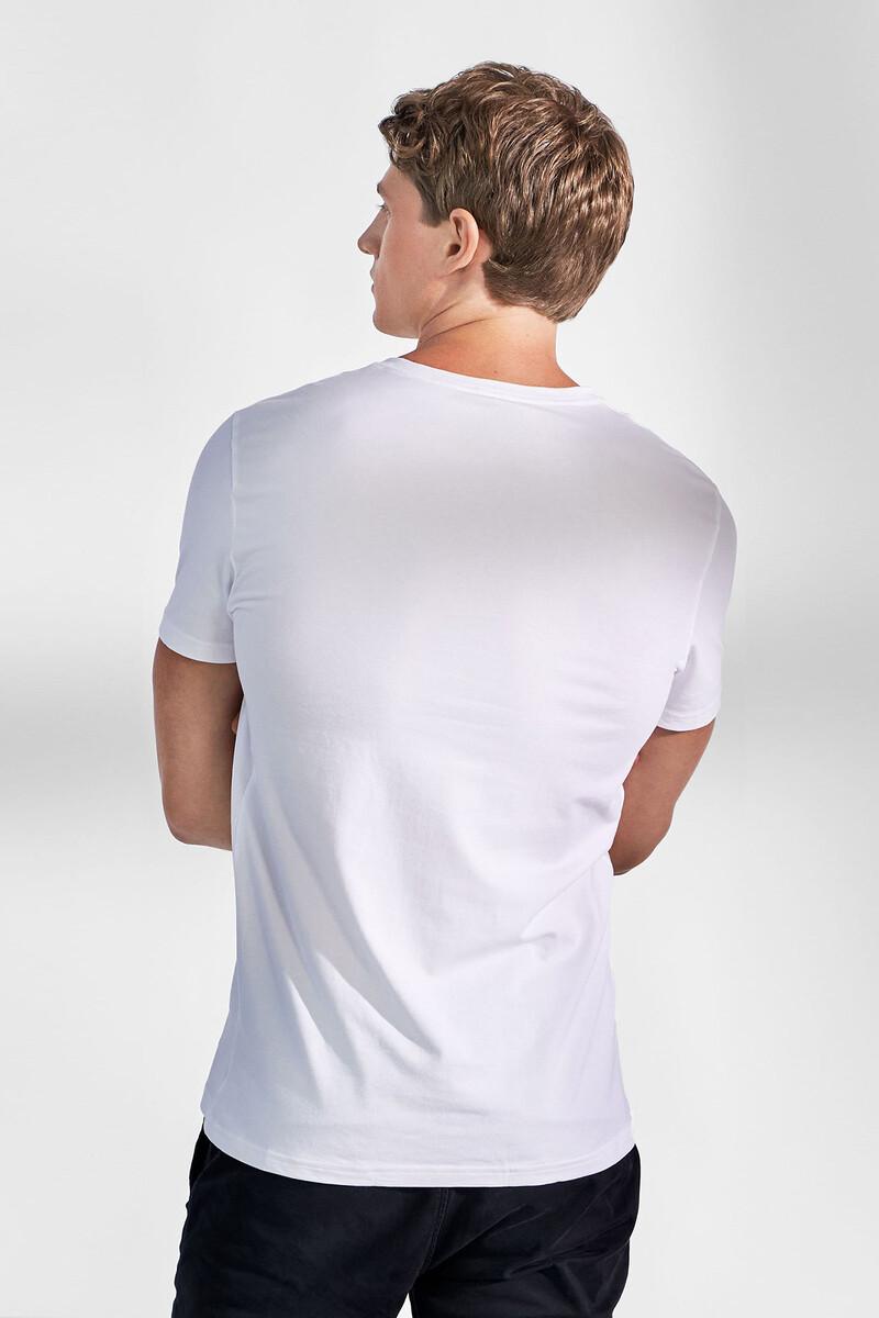 Women'secret Pack 2 Camisetas Elásticas Cuello Pico Blanco