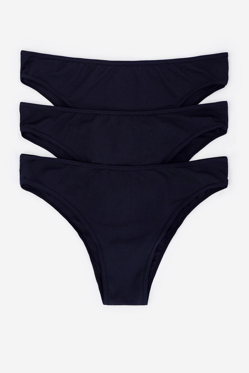 women'secret Pack 3 bragas brasileñas de microfibra