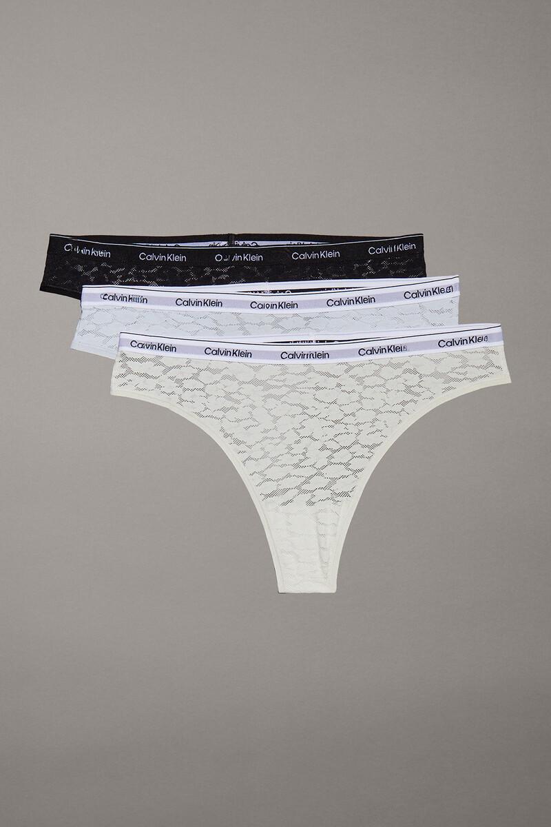 Women'secret Pack 3 Bragas Brasileñas Logo Calvin Klein