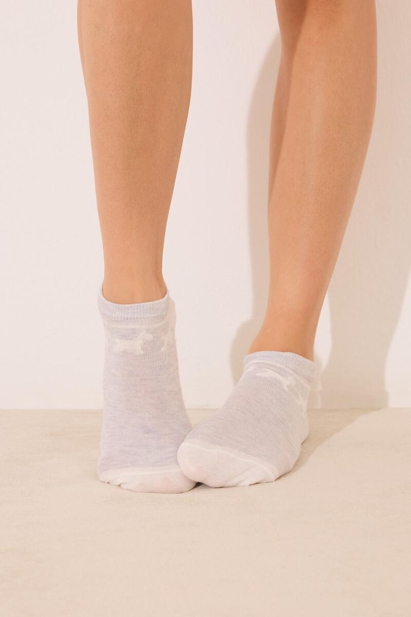 Women'secret Pack 3 Calcetines Cortos Print Perritos