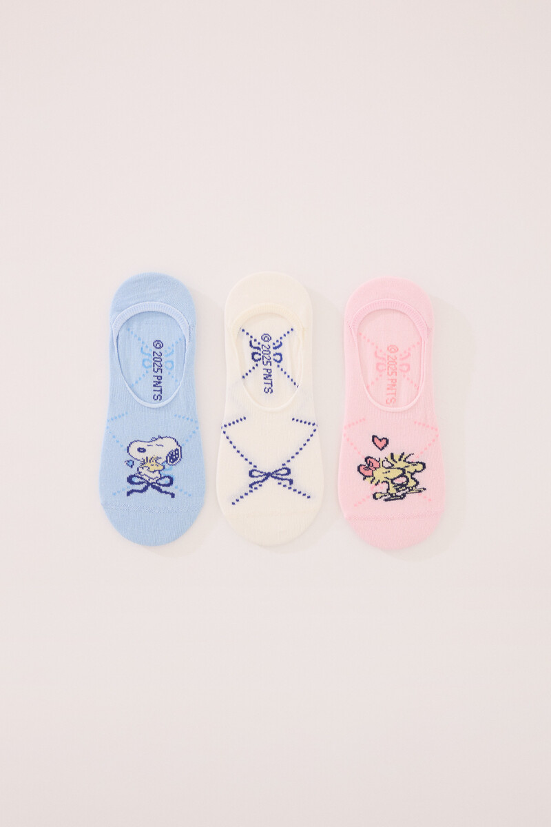 women'secret Pack 4 calcetines invisibles algodón WS