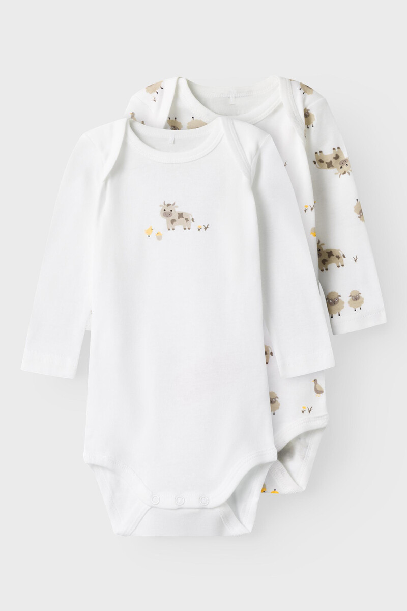 Women'secret Pack De 2 Bodies De Bebé De Manga Larga