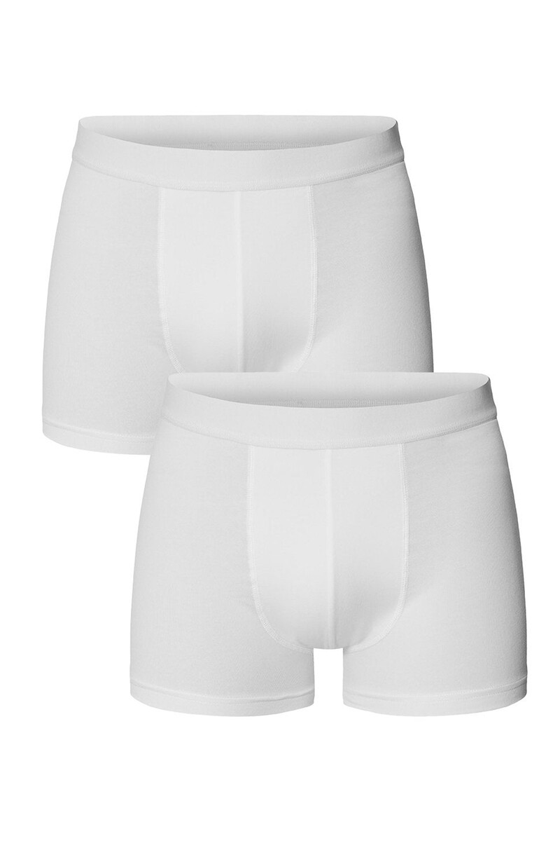 women'secret Pack de 2 bóxers modal elástico eco blancos
