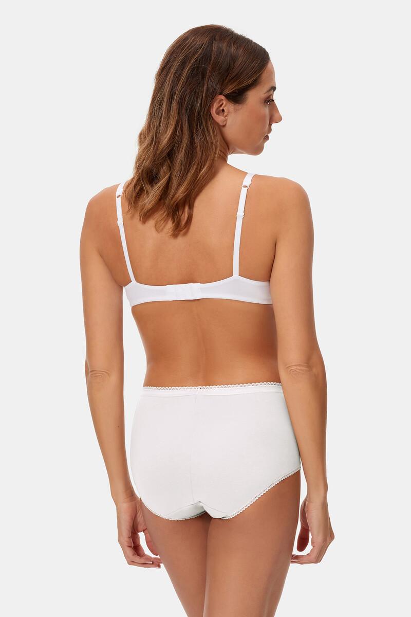 Women'secret Pack De 2 Bragas Altas De Algodón Elástico Con Encaje