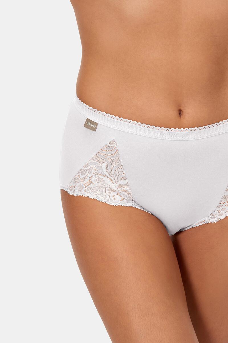 Women'secret Pack De 2 Bragas Altas De Algodón Elástico Con Encaje