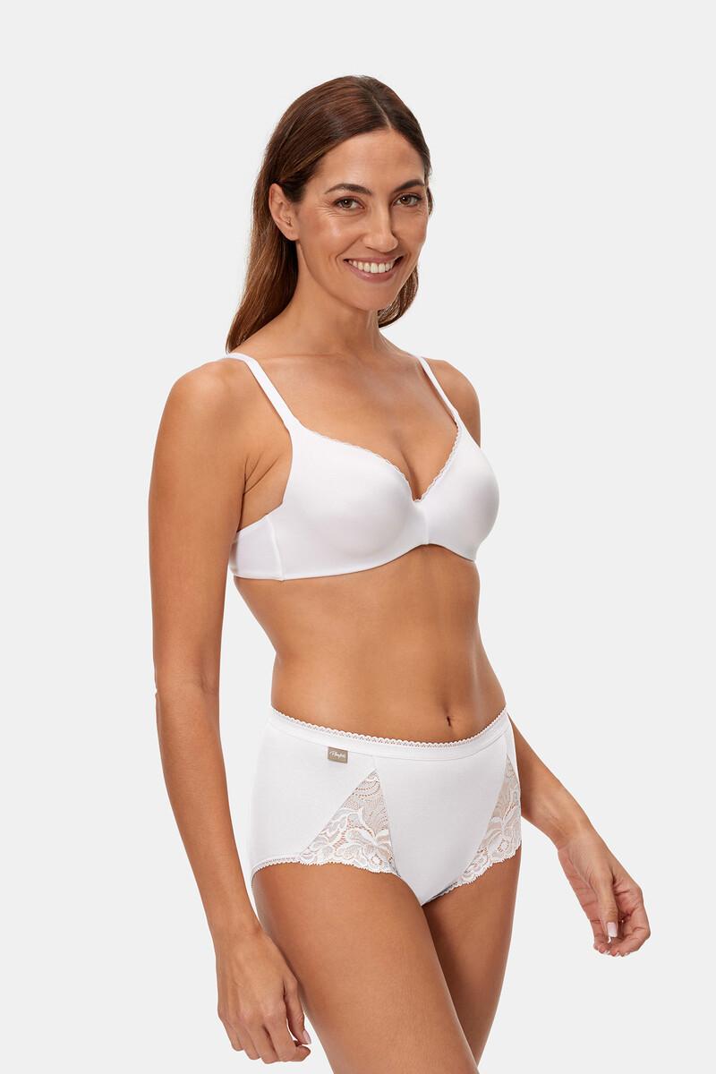 Women'secret Pack De 2 Bragas Altas De Algodón Elástico Con Encaje