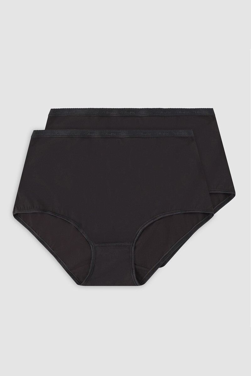 Women'secret Pack De 2 Bragas Altas De Algodón Orgánico
