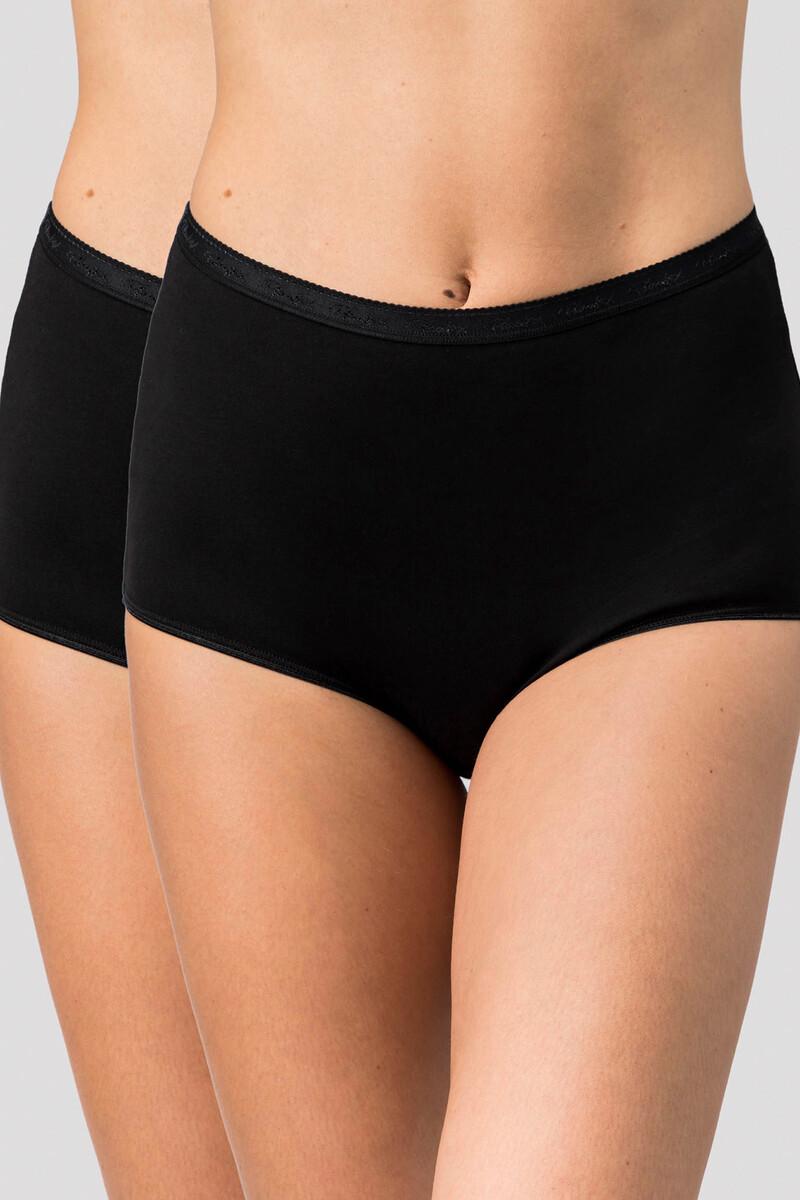 women'secret Pack de 2 bragas altas de algodón orgánico
