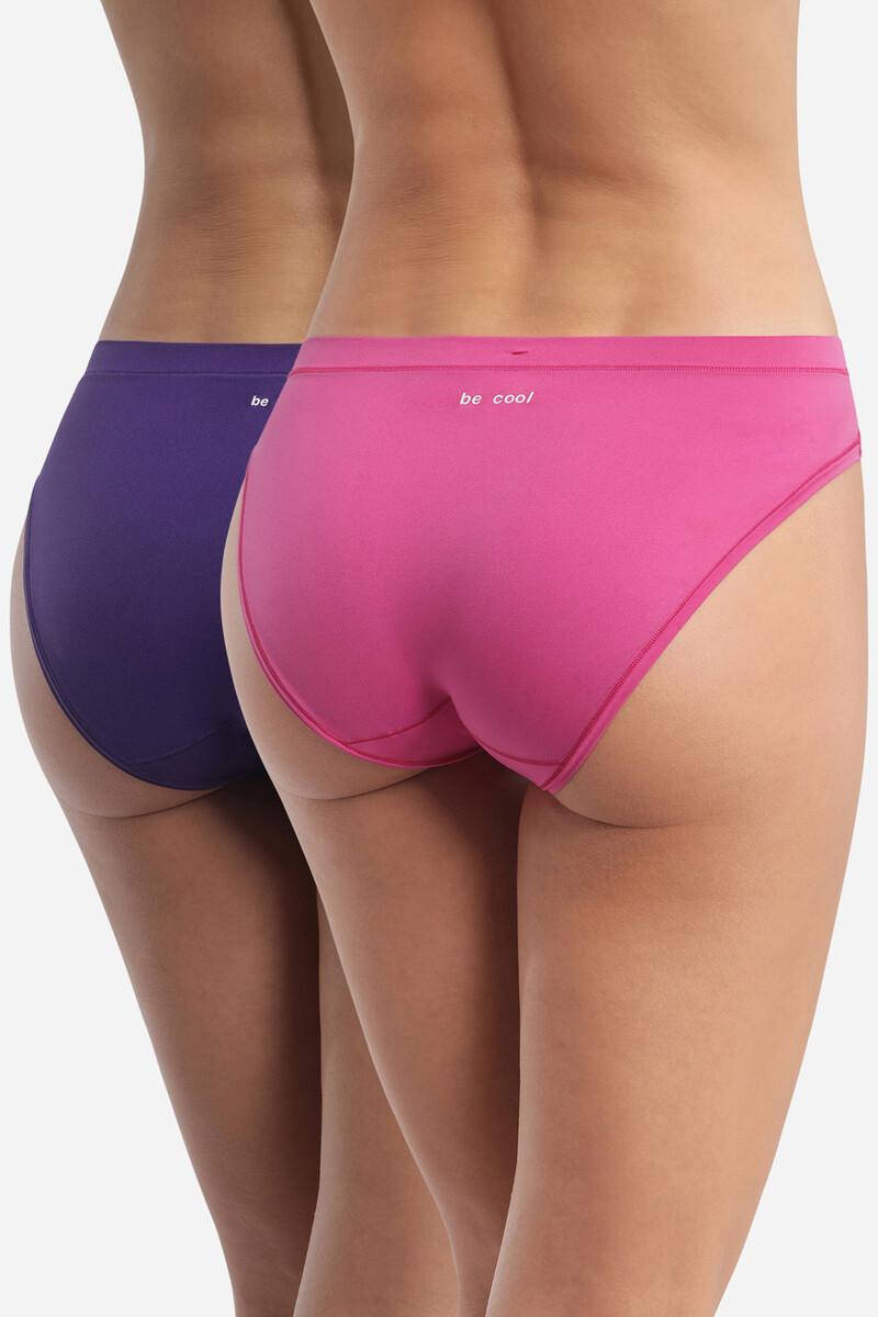 Women'secret Pack De 2 Bragas De Tejido Ultra Elástico Y Efecto Segunda Piel