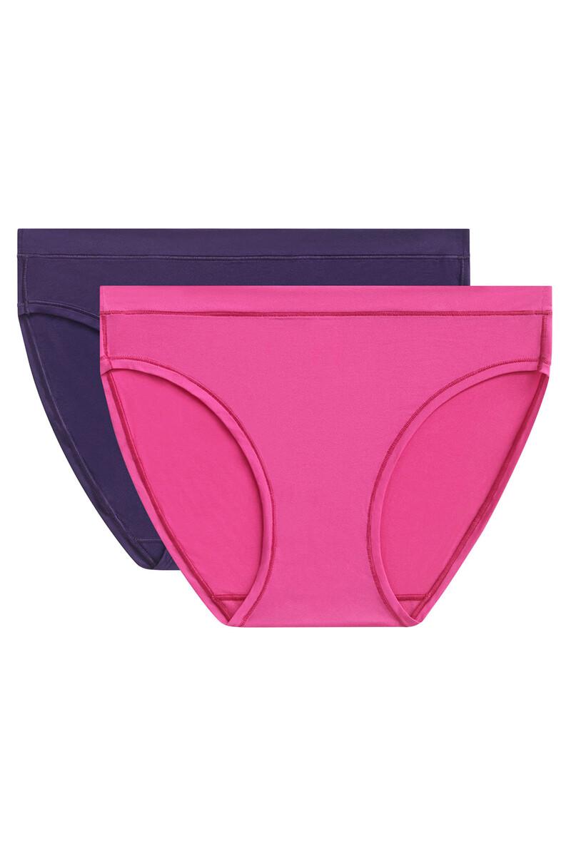 Women'secret Pack De 2 Bragas De Tejido Ultra Elástico Y Efecto Segunda Piel