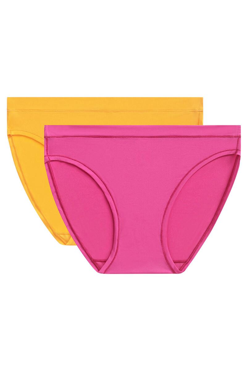 Women'secret Pack De 2 Bragas De Tejido Ultra Elástico Y Efecto Segunda Piel