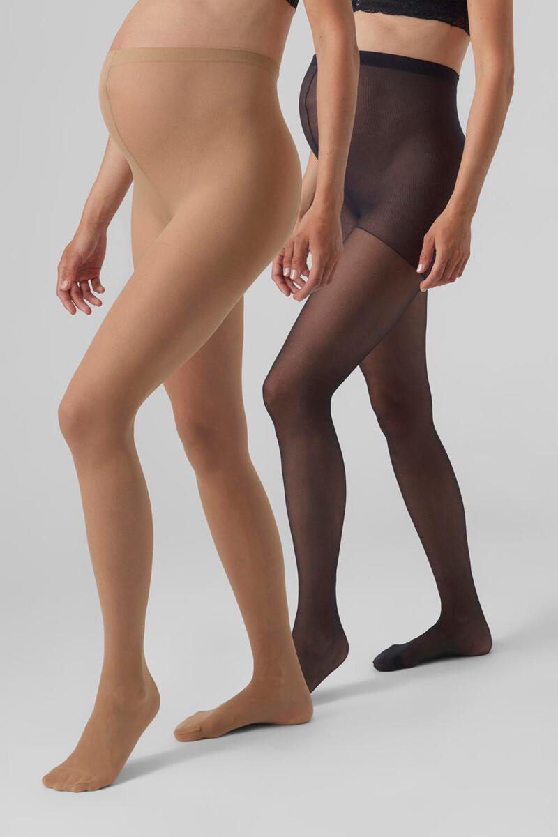 Women'secret Pack De 2 Medias Cintura Alta Maternity