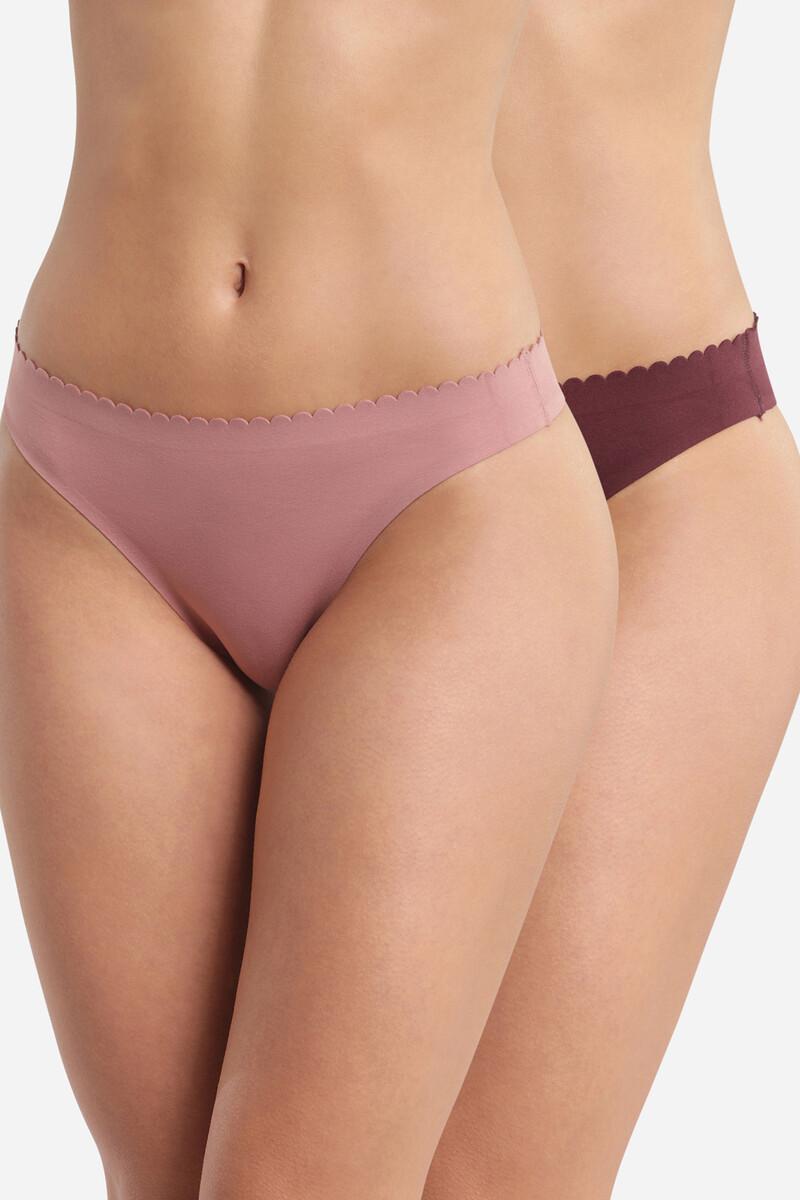 women'secret Pack de 2 tangas de algodón cortados al láser