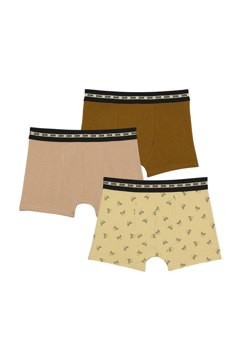 women'secret Pack de 3 bóxer de niño estampados con cintura elástica