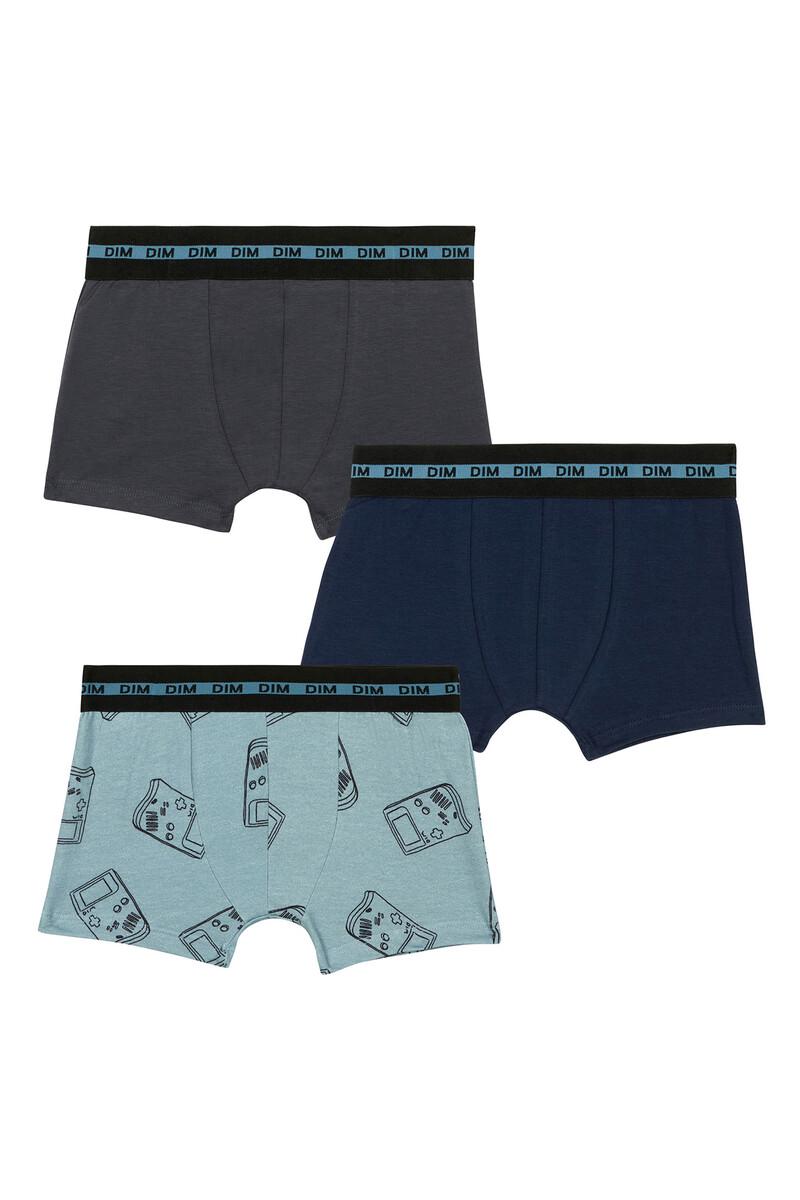 women'secret Pack de 3 bóxer de niño estampados con cintura elástica