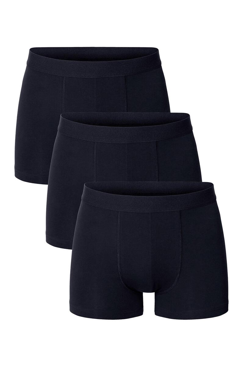 women'secret Pack de 3 bóxers algodón orgánico azules marinos