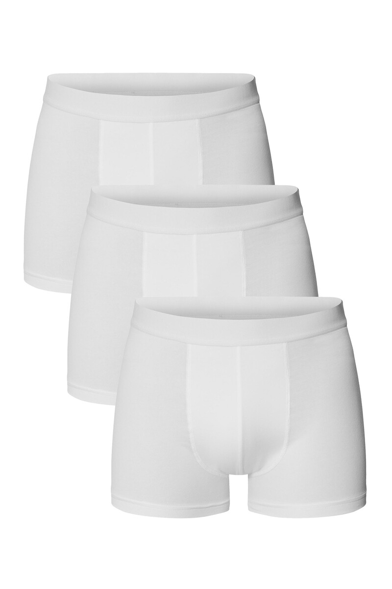 women'secret Pack de 3 bóxers algodón orgánico blancos