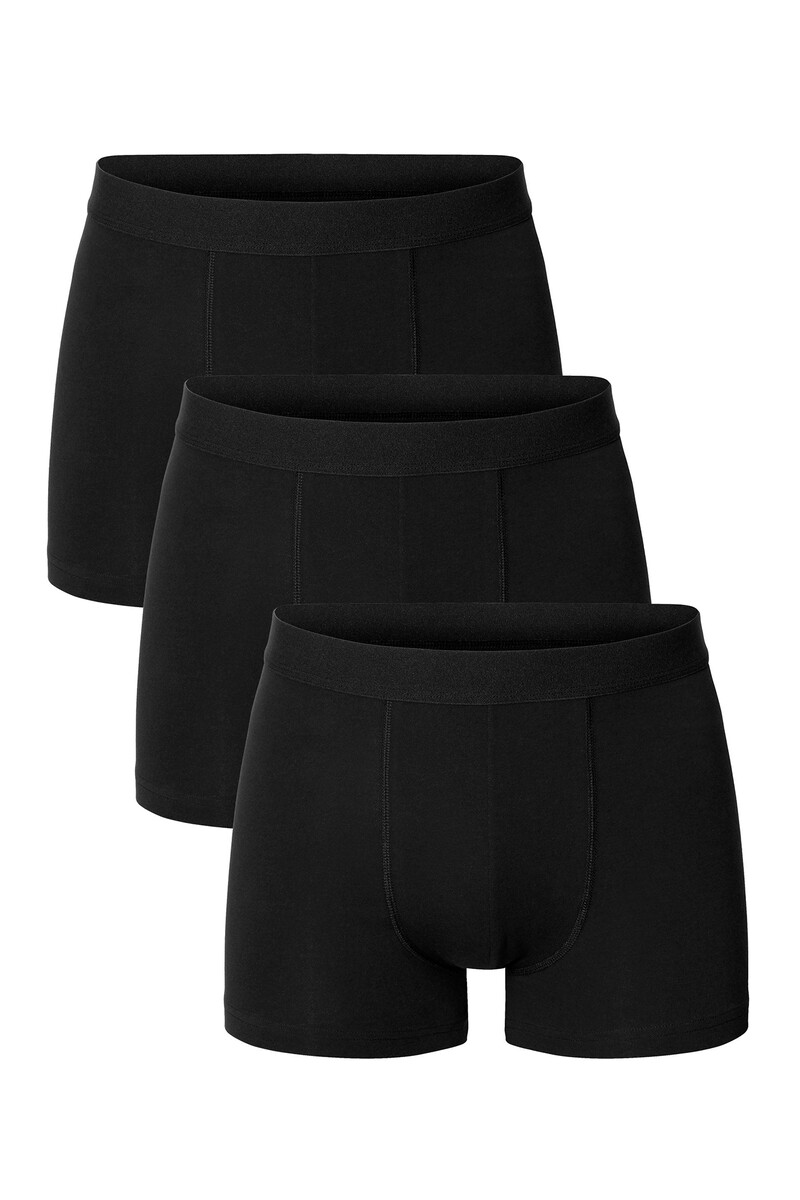 women'secret Pack de 3 bóxers algodón orgánico negros