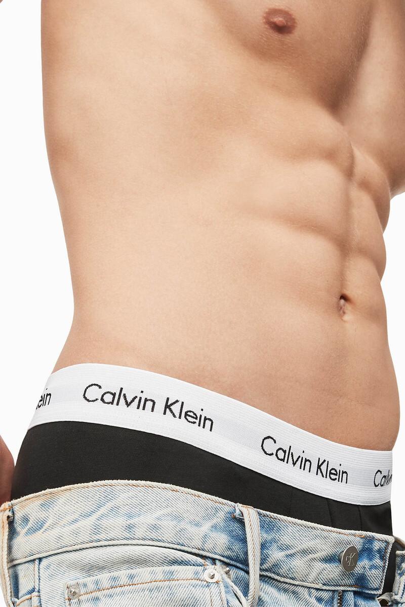 women'secret Pack de 3 Boxers de algodón con cinturilla de Calvin Klein