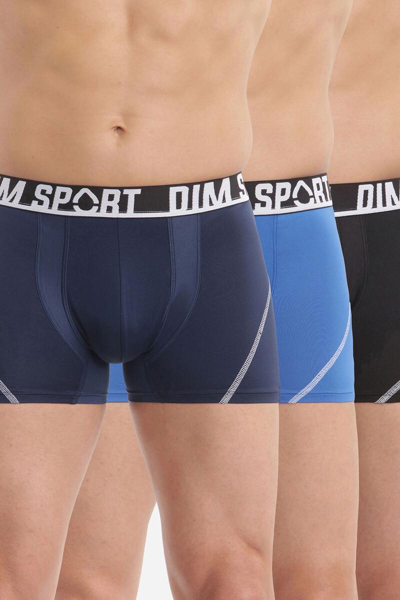 women'secret Pack de 3 boxers de deporte de microfibra con malla transpirable DIM